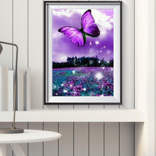 Lade das Bild in den Galerie-Viewer, Schmetterling - volle Diamant-Malerei - 40x30cm