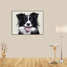 Lade das Bild in den Galerie-Viewer, Hund - voller runder Diamant - 30x40cm