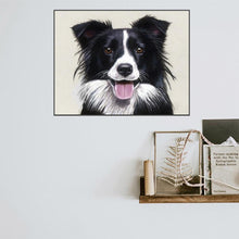 Lade das Bild in den Galerie-Viewer, Hund - voller runder Diamant - 30x40cm
