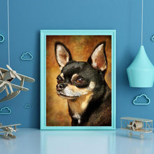 Lade das Bild in den Galerie-Viewer, Hund - voller runder Diamant - 30x40cm