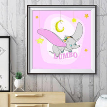 Lade das Bild in den Galerie-Viewer, Dumbo - voller runder Diamant - 30x30cm