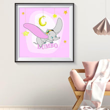 Lade das Bild in den Galerie-Viewer, Dumbo - voller runder Diamant - 30x30cm