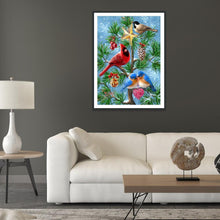 Lade das Bild in den Galerie-Viewer, Vogel - voller runder Diamant - 30x40cm