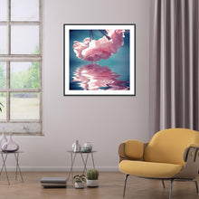 Lade das Bild in den Galerie-Viewer, Blume - voller runder Diamant - 30x30cm