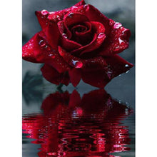 Lade das Bild in den Galerie-Viewer, Blume - voller runder Diamant - 30x40cm