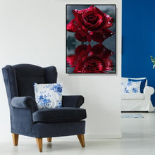 Lade das Bild in den Galerie-Viewer, Blume - voller runder Diamant - 30x40cm
