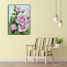 Lade das Bild in den Galerie-Viewer, Blume - voller runder Diamant - 30x40cm