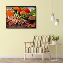 Lade das Bild in den Galerie-Viewer, Essen - voller runder Diamant - 40x30cm