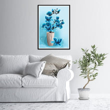 Lade das Bild in den Galerie-Viewer, Blume - voller runder Diamant - 30x40cm