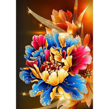 Lade das Bild in den Galerie-Viewer, Blume - voller runder Diamant - 30x40cm