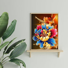 Lade das Bild in den Galerie-Viewer, Blume - voller runder Diamant - 30x40cm