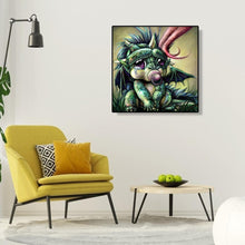 Lade das Bild in den Galerie-Viewer, Dinosaurier - voller runder Diamant - 30x30cm