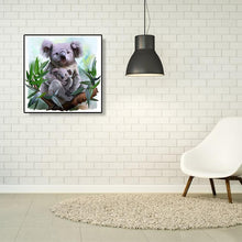 Lade das Bild in den Galerie-Viewer, Koala - volle Diamant-Malerei - 30x30cm