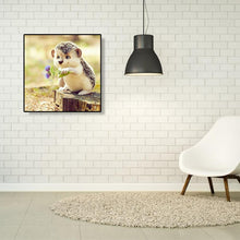 Lade das Bild in den Galerie-Viewer, Igel - volle Diamant-Malerei - 30x30cm