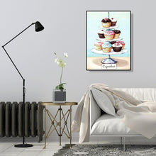 Lade das Bild in den Galerie-Viewer, Kuchen - volle Diamant-Malerei - 30x40cm