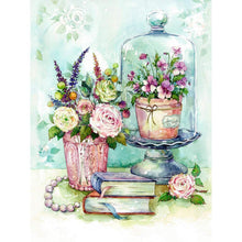 Lade das Bild in den Galerie-Viewer, Blume - volle Diamant-Malerei - 30x40cm