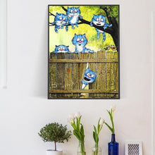 Lade das Bild in den Galerie-Viewer, Katzen - volle Diamant-Malerei - 30x40cm