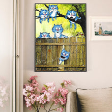 Lade das Bild in den Galerie-Viewer, Katzen - volle Diamant-Malerei - 30x40cm
