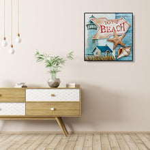 Lade das Bild in den Galerie-Viewer, Strand - volle Diamant-Malerei - 30x30cm