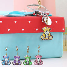 Lade das Bild in den Galerie-Viewer, 5 Stück/Satz Kleiner Bär DIY Schlüsselanhänger