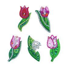 Lade das Bild in den Galerie-Viewer, 5 Stück/Satz Rosen DIY Schlüsselanhänger