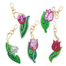Lade das Bild in den Galerie-Viewer, 5 Stück/Satz Rosen DIY Schlüsselanhänger