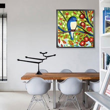 Lade das Bild in den Galerie-Viewer, Zweig Vogel - voller runder Diamant - 30x30cm