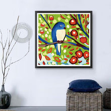 Lade das Bild in den Galerie-Viewer, Zweig Vogel - voller runder Diamant - 30x30cm