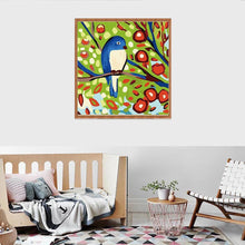 Lade das Bild in den Galerie-Viewer, Zweig Vogel - voller runder Diamant - 30x30cm