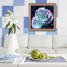 Lade das Bild in den Galerie-Viewer, Glitzer Blume-Rund/Quadrat Diamond Painting