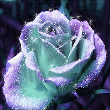 Lade das Bild in den Galerie-Viewer, Glitzer Blume-Rund/Quadrat Diamond Painting