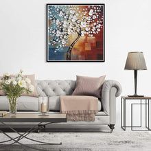 Lade das Bild in den Galerie-Viewer, Blütenblüte - voller runder Diamant - 30x30cm