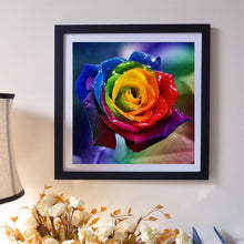 Lade das Bild in den Galerie-Viewer, Bunte Blume - volle Diamant-Malerei - 30x30cm