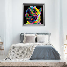 Lade das Bild in den Galerie-Viewer, Hund - voller runder Diamant - 30x30cm