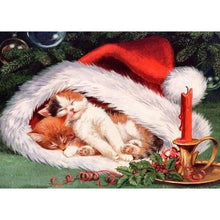 Lade das Bild in den Galerie-Viewer, Katze - volle Diamant-Malerei - 40x30cm