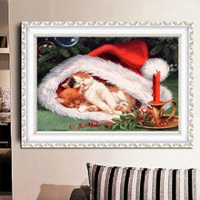 Lade das Bild in den Galerie-Viewer, Katze - volle Diamant-Malerei - 40x30cm