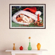 Lade das Bild in den Galerie-Viewer, Katze - volle Diamant-Malerei - 40x30cm