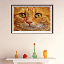 Lade das Bild in den Galerie-Viewer, Katze - volle Diamant-Malerei - 40x30cm
