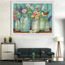 Lade das Bild in den Galerie-Viewer, Blume - volle Diamant-Malerei - 40x30cm