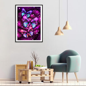 Schmetterling - volle Diamant-Malerei - 40x30cm