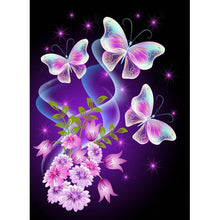 Lade das Bild in den Galerie-Viewer, Schmetterling - volle Diamant-Malerei - 40x30cm