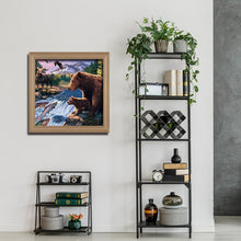 Lade das Bild in den Galerie-Viewer, Bär - voller runder Diamant - 30x30cm