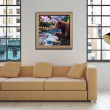 Lade das Bild in den Galerie-Viewer, Bär - voller runder Diamant - 30x30cm