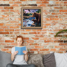 Lade das Bild in den Galerie-Viewer, Bär - voller runder Diamant - 30x30cm