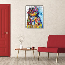 Lade das Bild in den Galerie-Viewer, Katzenwände - voll diamantbemalende - 30x40cm