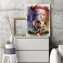 Lade das Bild in den Galerie-Viewer, Spiel der Throne - volle Diamant-Malerei - 30x40cm