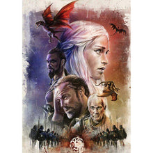 Lade das Bild in den Galerie-Viewer, Spiel der Throne - volle Diamant-Malerei - 30x40cm