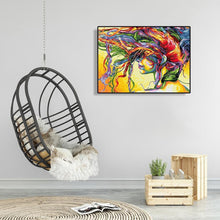 Lade das Bild in den Galerie-Viewer, Schönheit - voller runder Diamant - 40x30cm