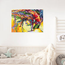 Lade das Bild in den Galerie-Viewer, Schönheit - voller runder Diamant - 40x30cm