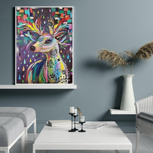 Lade das Bild in den Galerie-Viewer, Elch - runder runder Diamant - 30x40cm